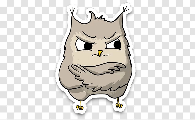 Snout Owl Beak Clip Art - White Transparent PNG