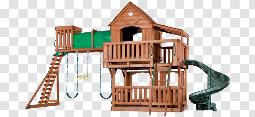 Playground Swing Outdoor Playset Playhouses Jungle Gym - Play Equipment - Wooden Transparent PNG