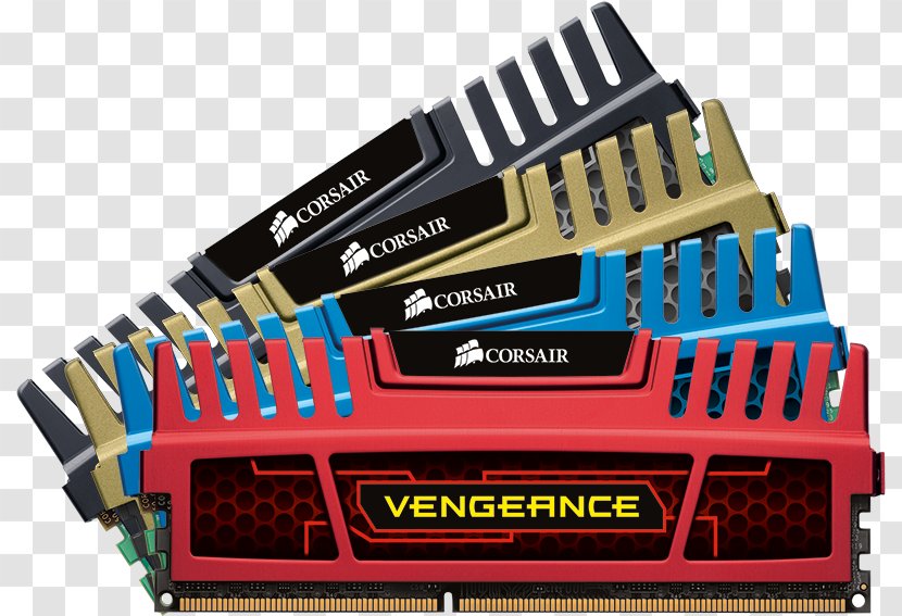 DDR3 SDRAM Corsair Components Computer Data Storage Memory Module - Personal Hardware - Sibu Transparent PNG
