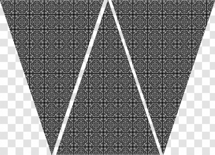 Line Triangle White - Black M Transparent PNG