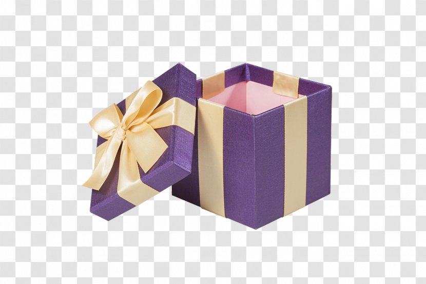 Gift Box Purple Icon - Box. Transparent PNG