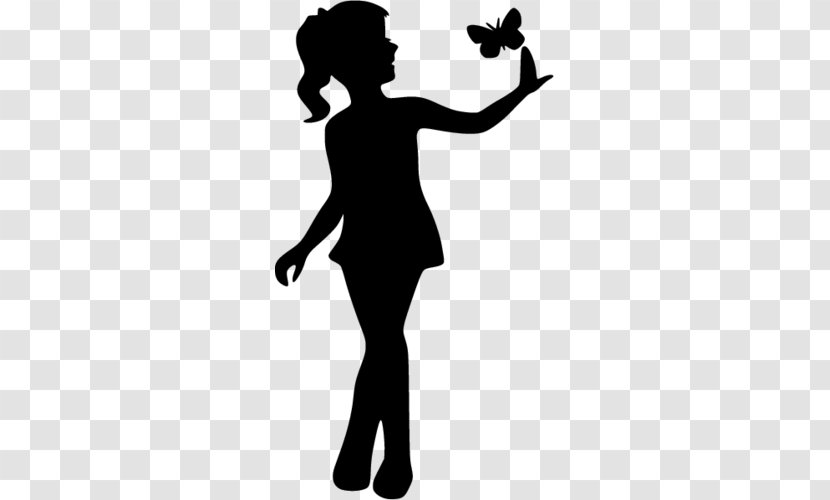 Woman Cartoon - Thumb Blackandwhite Transparent PNG