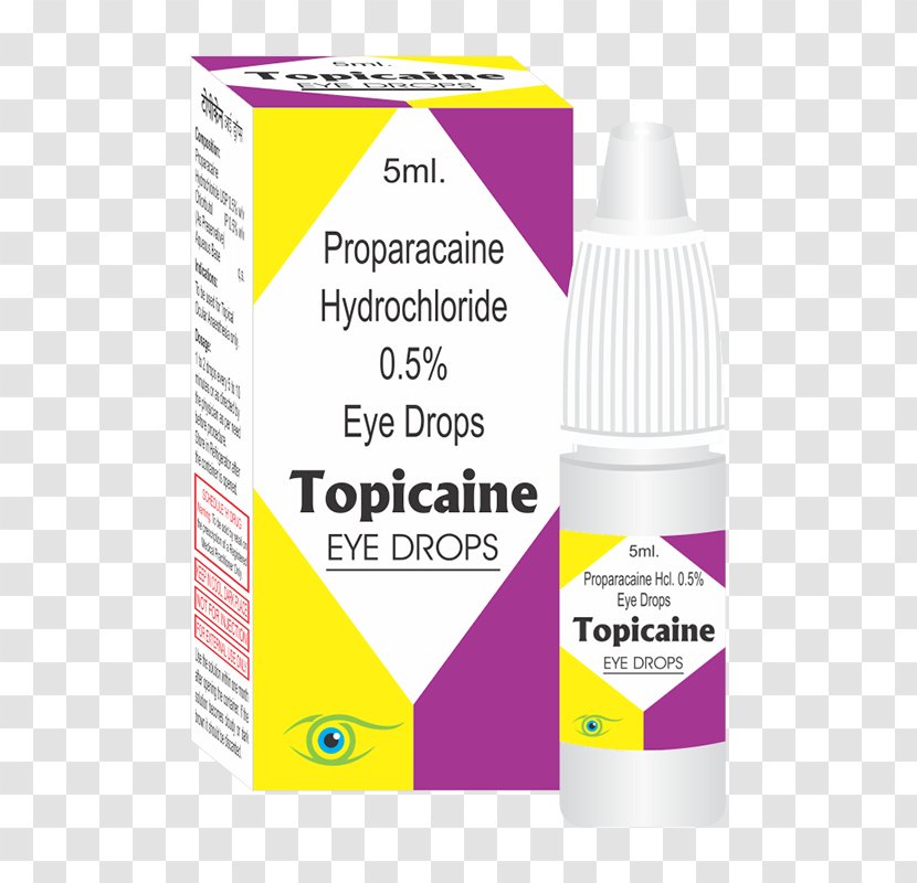 Eye Drops & Lubricants Proxymetacaine Topical Anesthetic Tetracaine Transparent PNG