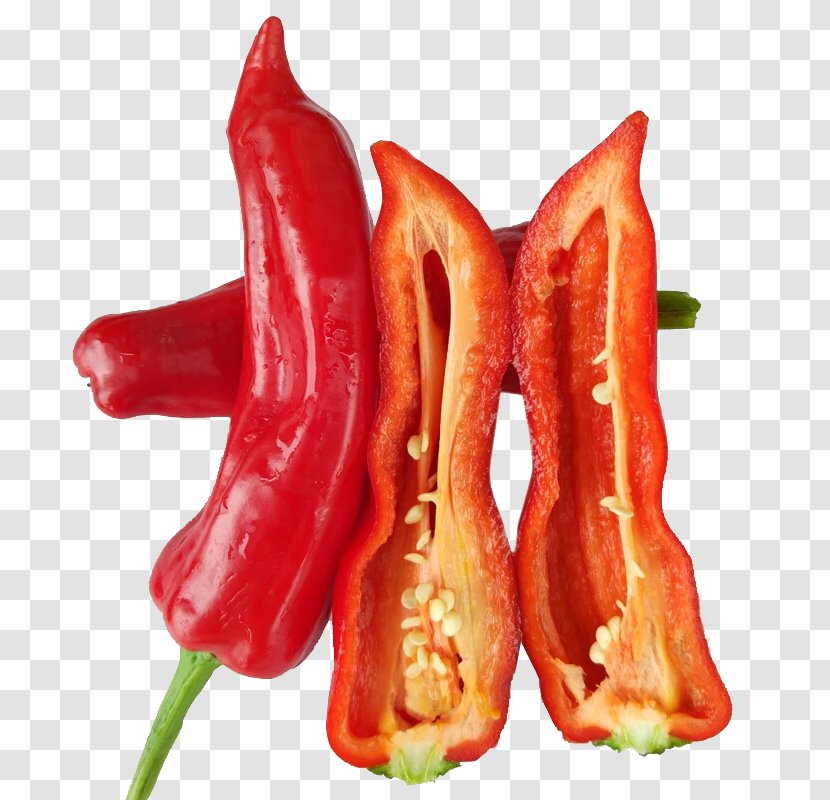 Bell Pepper Chili Vegetable - Nightshade Family - Cut Peppers Transparent PNG
