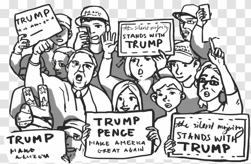 Student Comics Henry M Gunn High School Cartoon - Human Behavior - Trump Transparent PNG