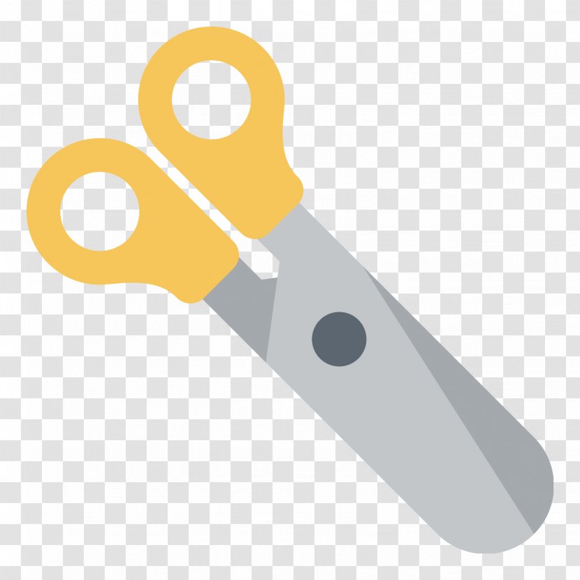 Tool Scissors Vector Packs - Yellow - Paper Transparent PNG
