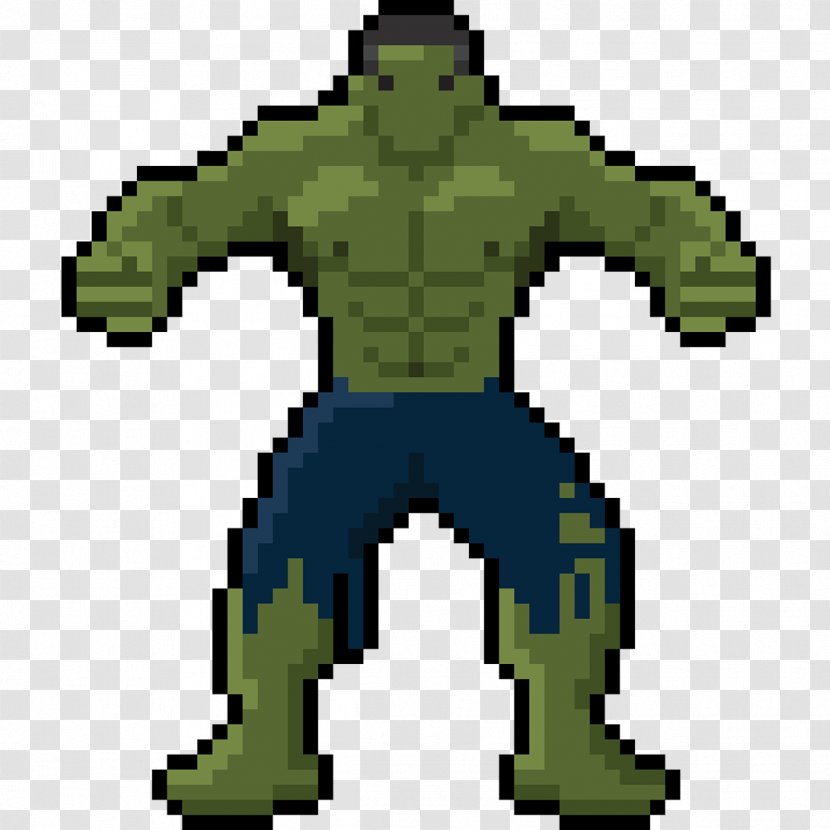 Pixel Art Marvel Cinematic Universe Green Clip - Fictional Character - Design Transparent PNG