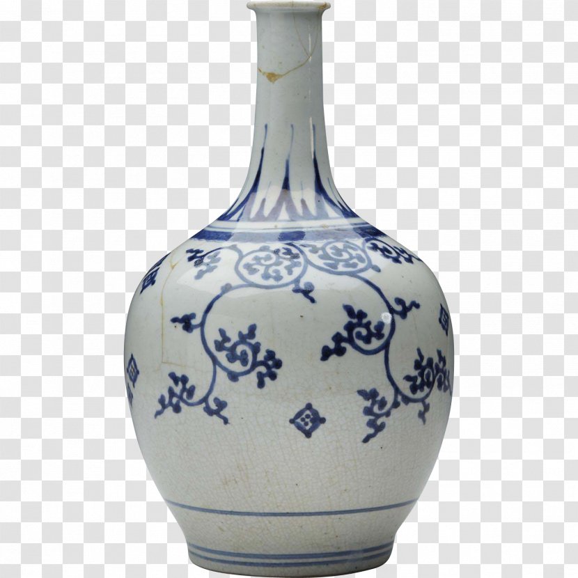 Vase Porcelain Blue And White Pottery Imari Ware Chinese Ceramics - Bone China Transparent PNG