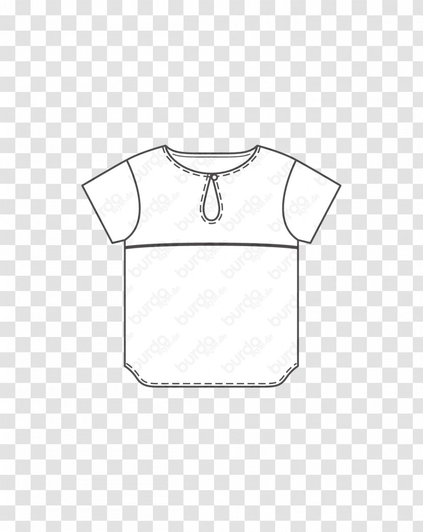 T-shirt Burda Style Pattern Fashion Clothing - Outerwear Transparent PNG