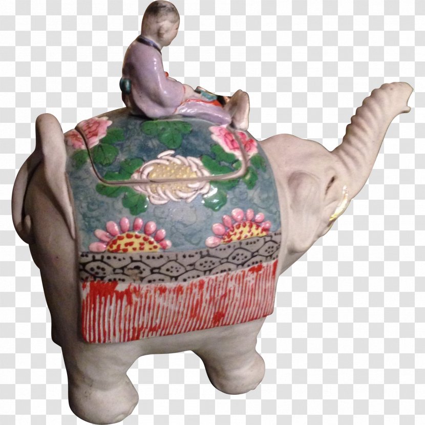 Indian Elephant Sencha Teapot Banko Ware - Pottery - Tea Transparent PNG
