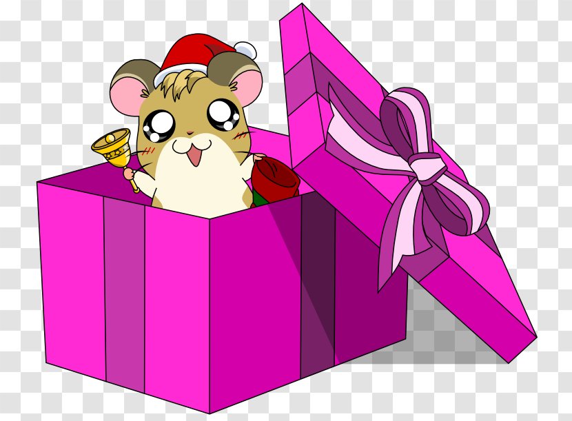 Gift Character Animal Clip Art - Small Hamster Transparent PNG