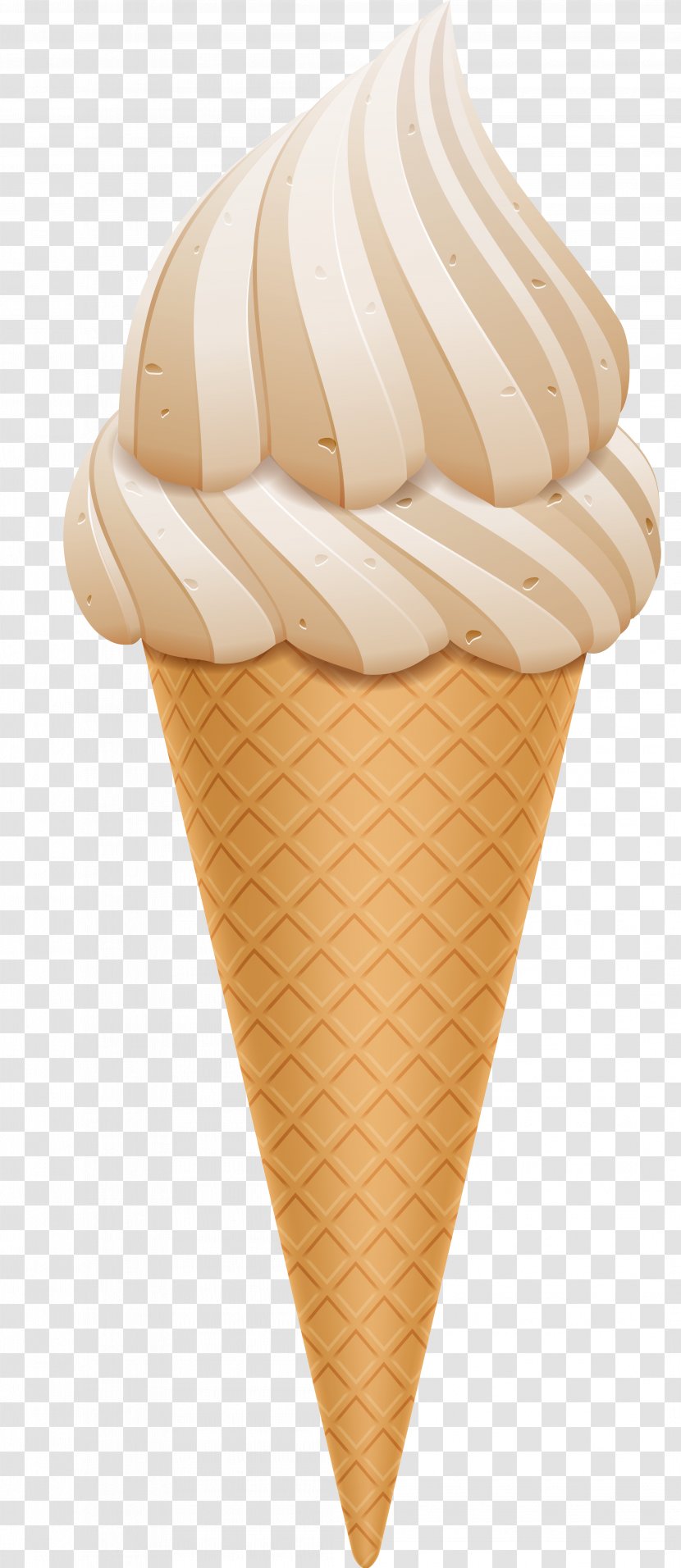 Ice Cream Cones Gelato Milk - Wafer Transparent PNG