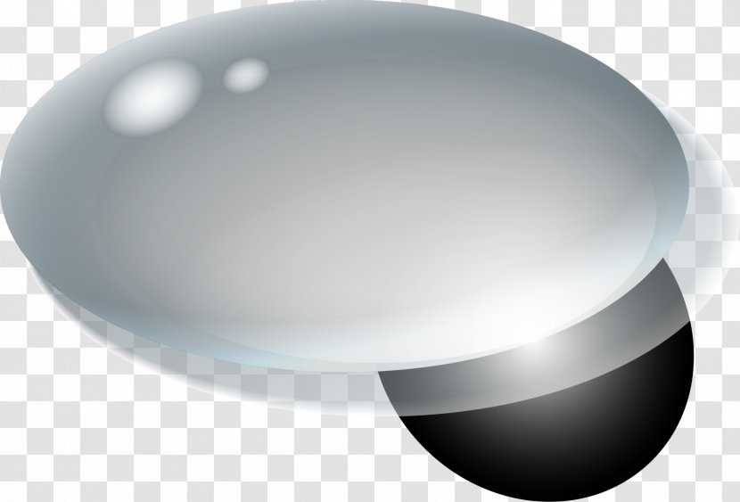 Drop Grey Circle - Gray Beads Transparent PNG