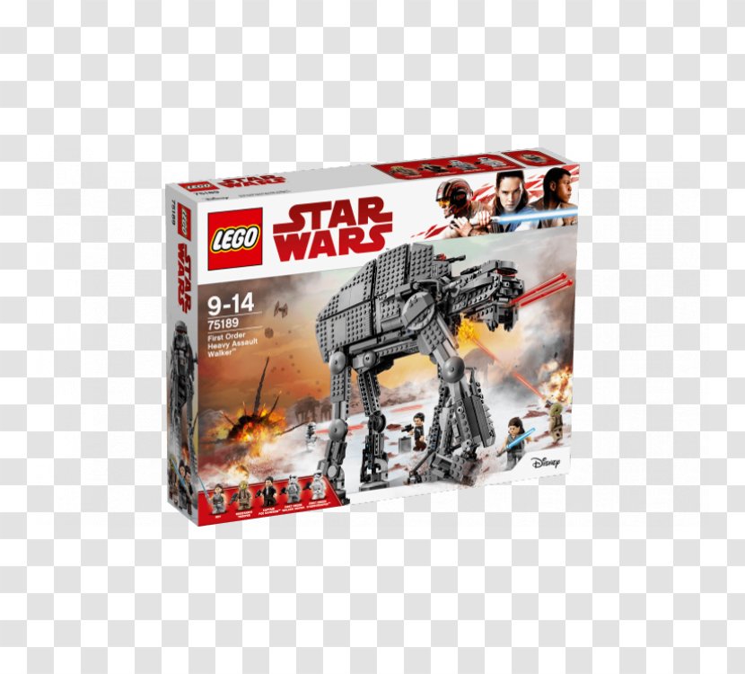 Lego Star Wars LEGO 75189 First Order Heavy Assault Walker - Toy Transparent PNG