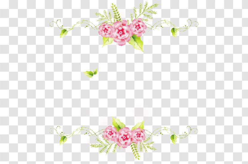 Pink Flower Cartoon - Floral Design - Plant Transparent PNG