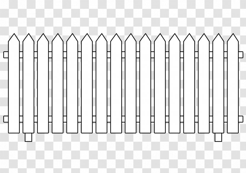 Fence Palisade White Graphic Design - Outdoor Structure - Cliparts Transparent PNG
