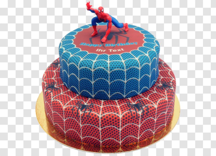 Birthday Cake Sachertorte Spider-Man Decorating - Spider-man Transparent PNG