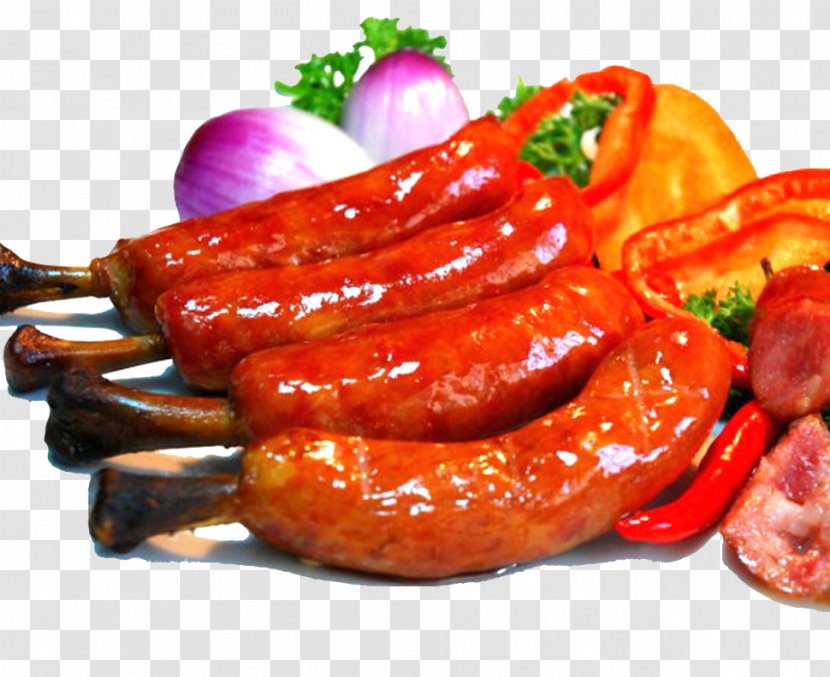 Bratwurst Thuringian Sausage Barbecue Grill Chicken - Thighs Transparent PNG