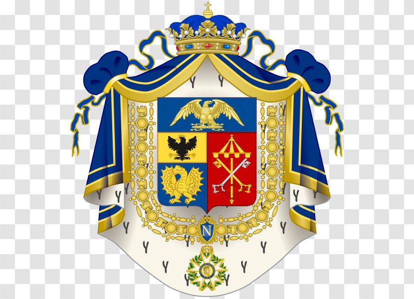 First French Empire House Of Borghese Coat Arms France Rossano - Find Your Transparent PNG