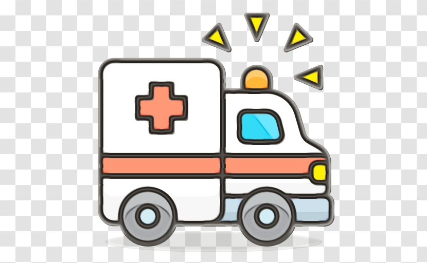 Ambulance Cartoon - Emergency Vehicle Transparent PNG