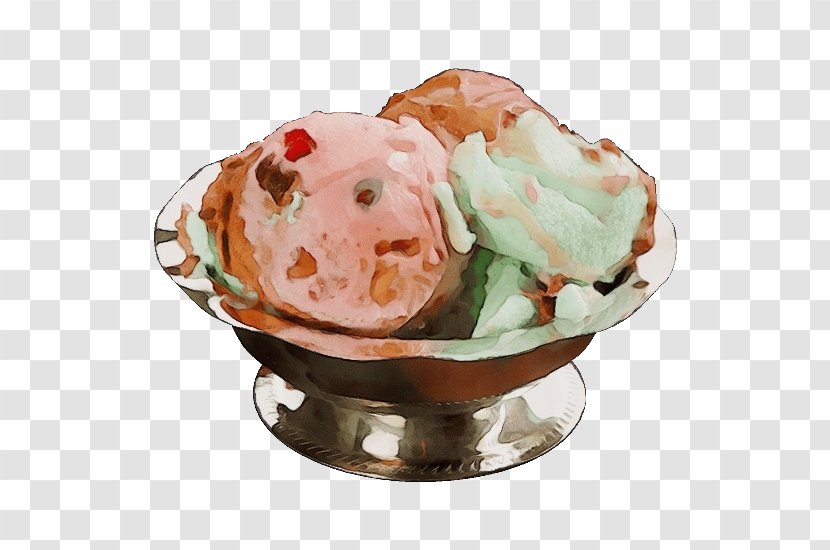 Ice Cream - Sundae - Meringue Transparent PNG