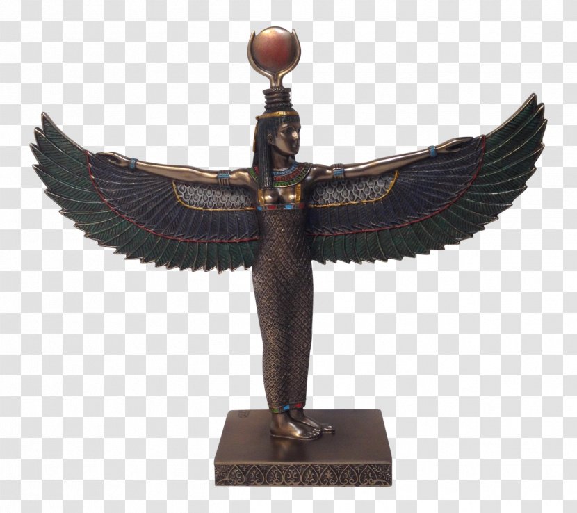 Ancient Egyptian Deities Isis Mythology - Goddess - Hand-painted Wings Transparent PNG