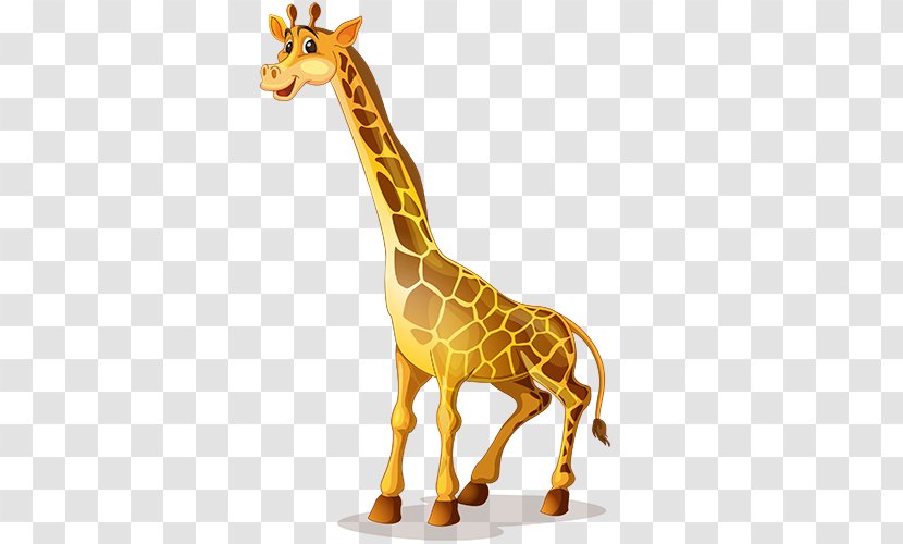 Giraffe Cartoon Royalty-free - Organism Transparent PNG