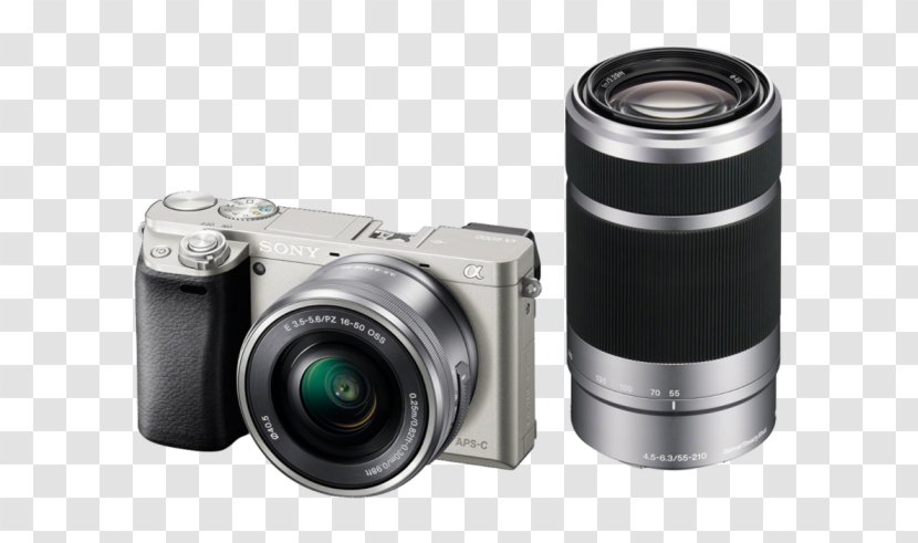 Mirrorless Interchangeable-lens Camera 索尼 APS-C Active Pixel Sensor - Lens Transparent PNG