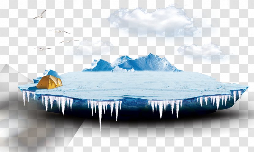Glacier Iceberg Download Icon - Water - Synthesis Transparent PNG
