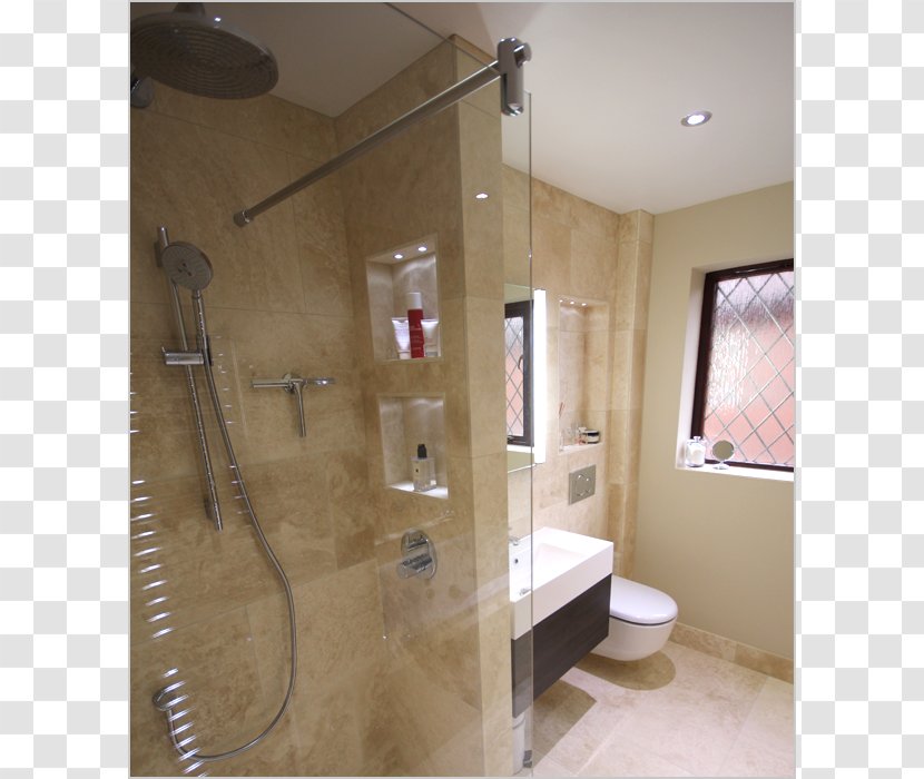 Floor Bathroom Interior Design Services Property Tile - Shower Transparent PNG