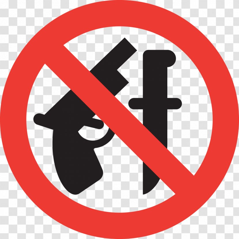 Weapon Firearm Concealed Carry Sign Sticker - Brand - No Smoking Transparent PNG
