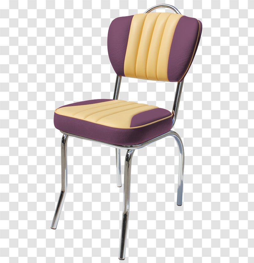 Chair 1960s 1940s Diner Armrest - AMERICAN DINER Transparent PNG