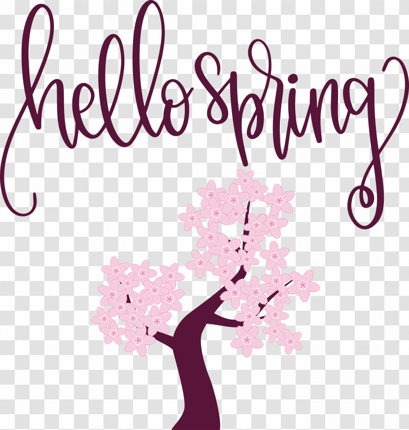 Hello Spring Spring Transparent PNG