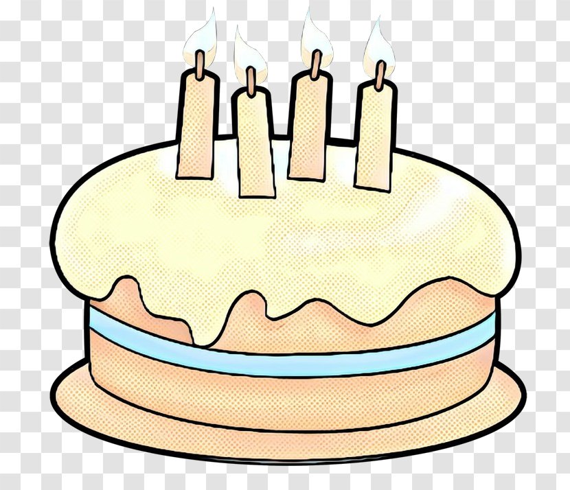 Birthday Cake Drawing - Candle Holder - Icing Torte Transparent PNG