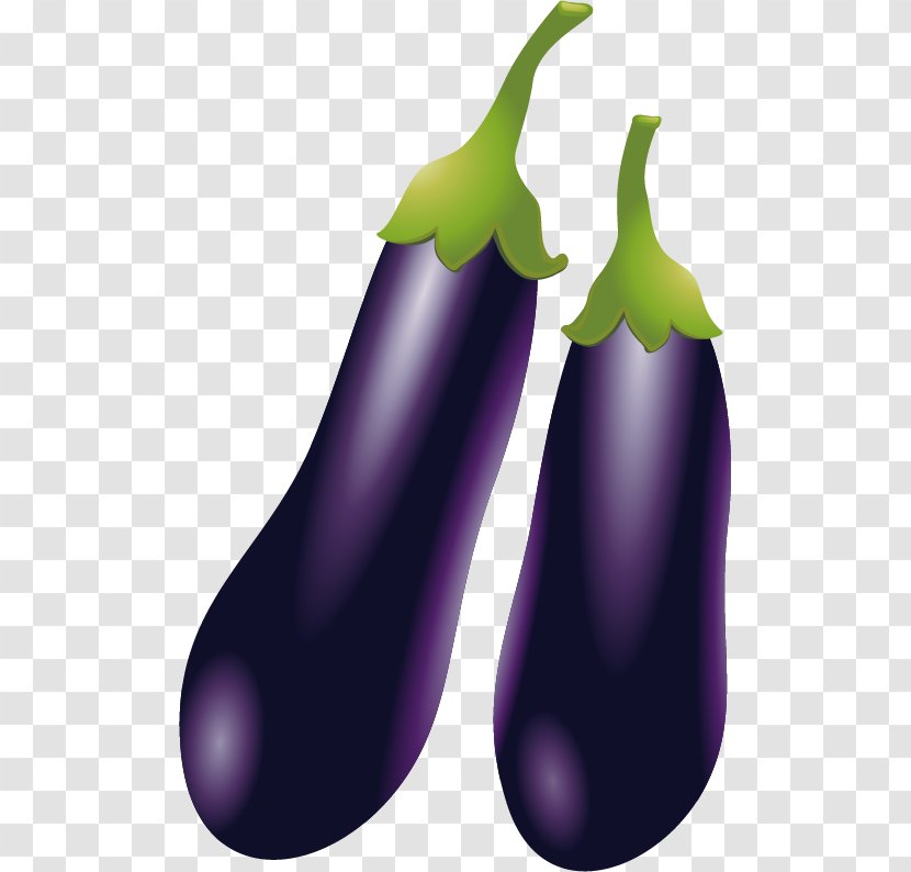 Eggplant Vegetable Clip Art - Purple - Vector Material Transparent PNG