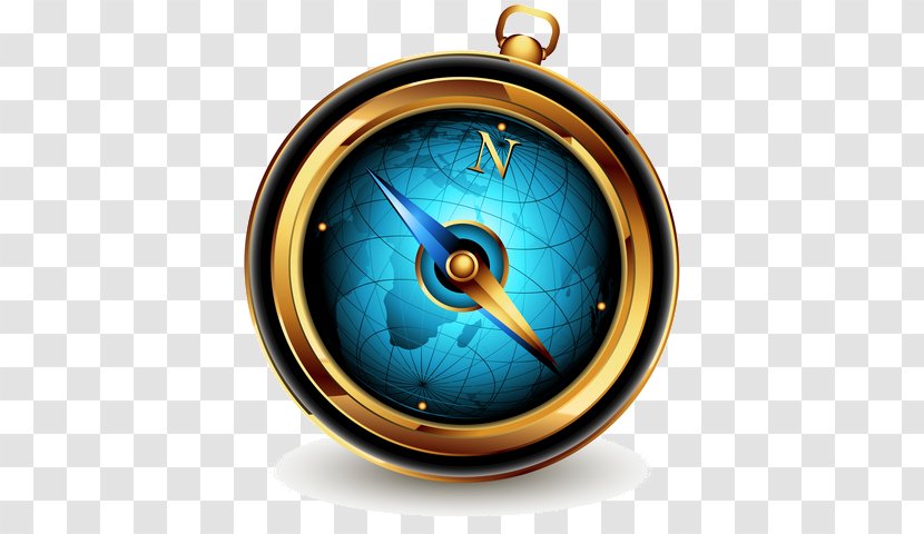 Compass Where's The North Arah - Qibla Transparent PNG