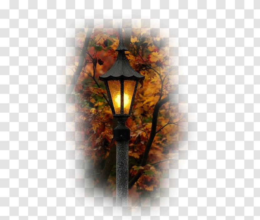 Street Light Autumn Lantern Photography - Sam Hop 2011 Transparent PNG