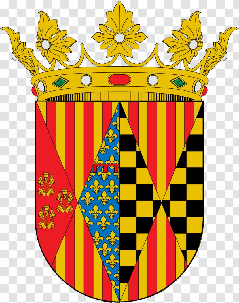 Spain Coat Of Arms Escutcheon Duke Medinaceli - Grandee - Aristocracy Pennant Transparent PNG