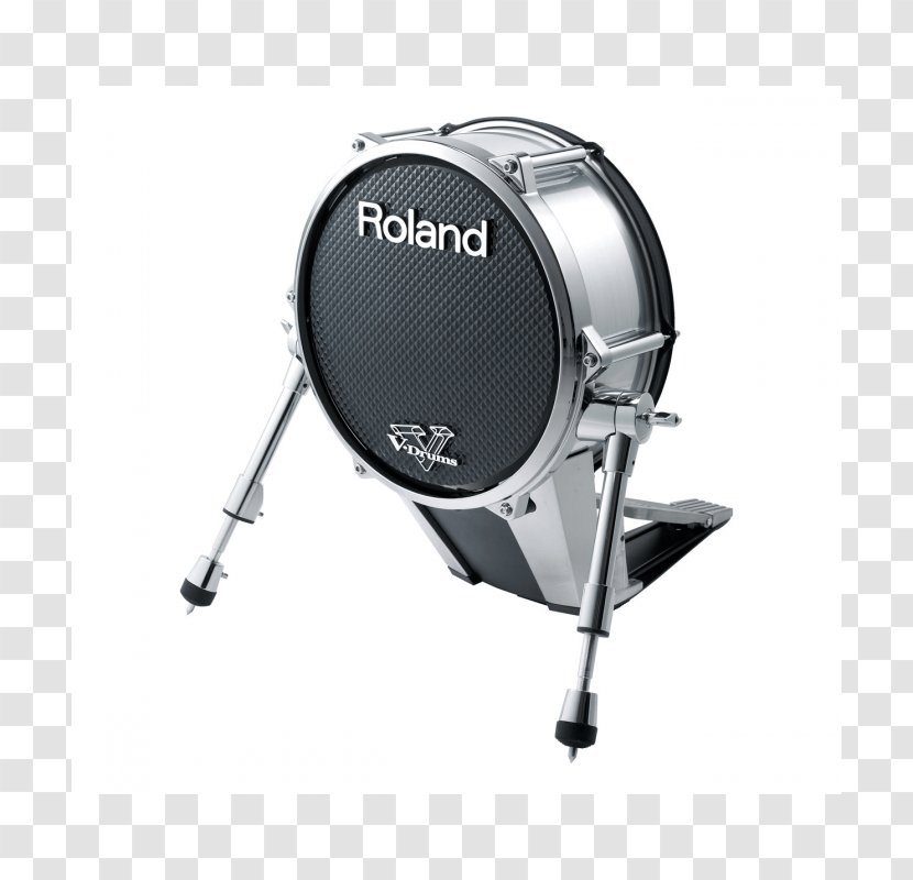 Roland V-Drums Bass Drums Electronic - Watercolor Transparent PNG