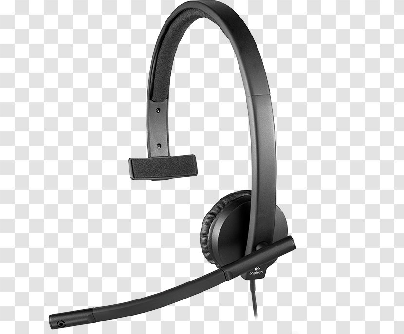 H390 USB Headset W/Noise-Canceling Microphone Logitech H570e Headphones Transparent PNG