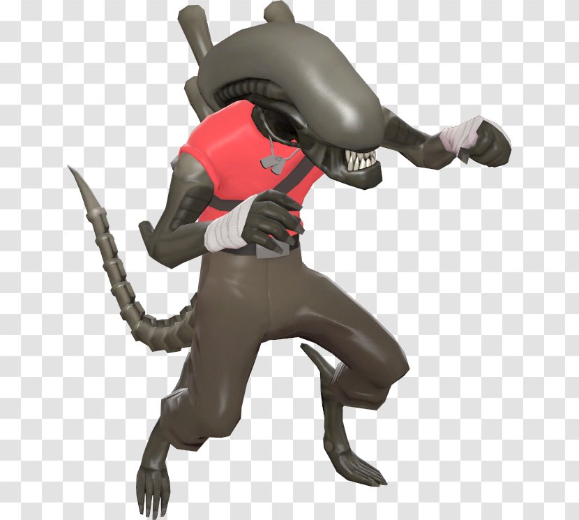 Team Fortress 2 Alien: Isolation The Orange Box Half-Life - Fictional Character - Figurine Transparent PNG