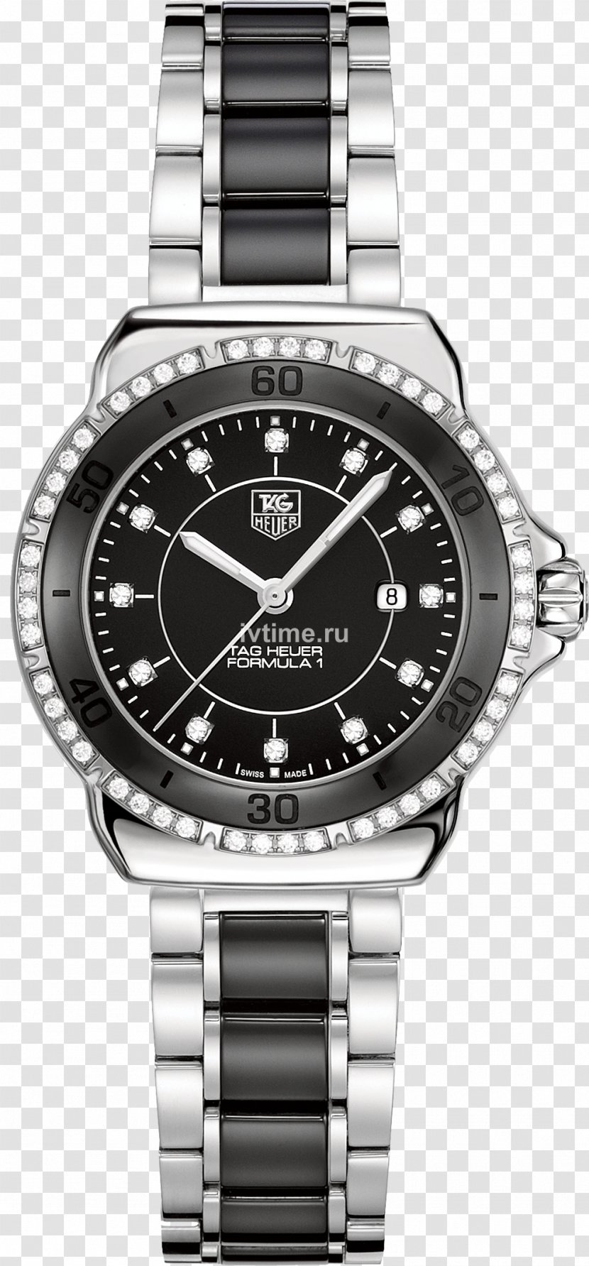 TAG Heuer Automatic Watch Jewellery Diamond - Strap - Rolex Transparent PNG