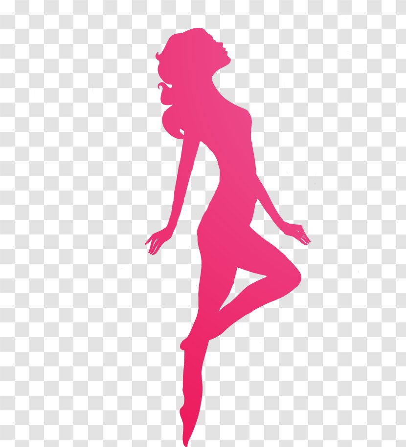Silhouette Female Woman - Heart Transparent PNG