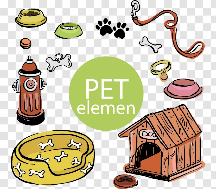 Dog Pet - Food - Cute Supplies Vector Material Transparent PNG