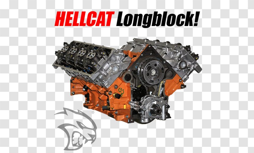 Dodge Challenger SRT Hellcat Car Chrysler Hemispherical Combustion Chamber - Hemi Engine Transparent PNG