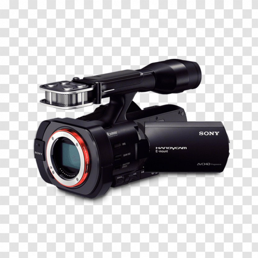 Sony Handycam NEX-VG900 Video Cameras Full-frame Digital SLR E-mount - Lens - Camera Transparent PNG