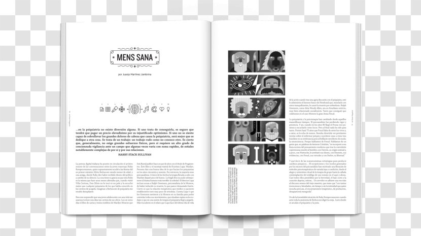 Magazine Diseño Editorial Design Book Publishing - Black And White - Best Flyer Transparent PNG