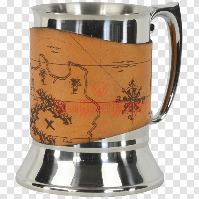 Tankard Mug Pewter Coffee Cup Leather - Barrel Transparent PNG