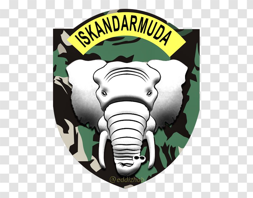 Logo Brand Indian Elephant Kodam III/Siliwangi - Iiisiliwangi - Loreng Transparent PNG