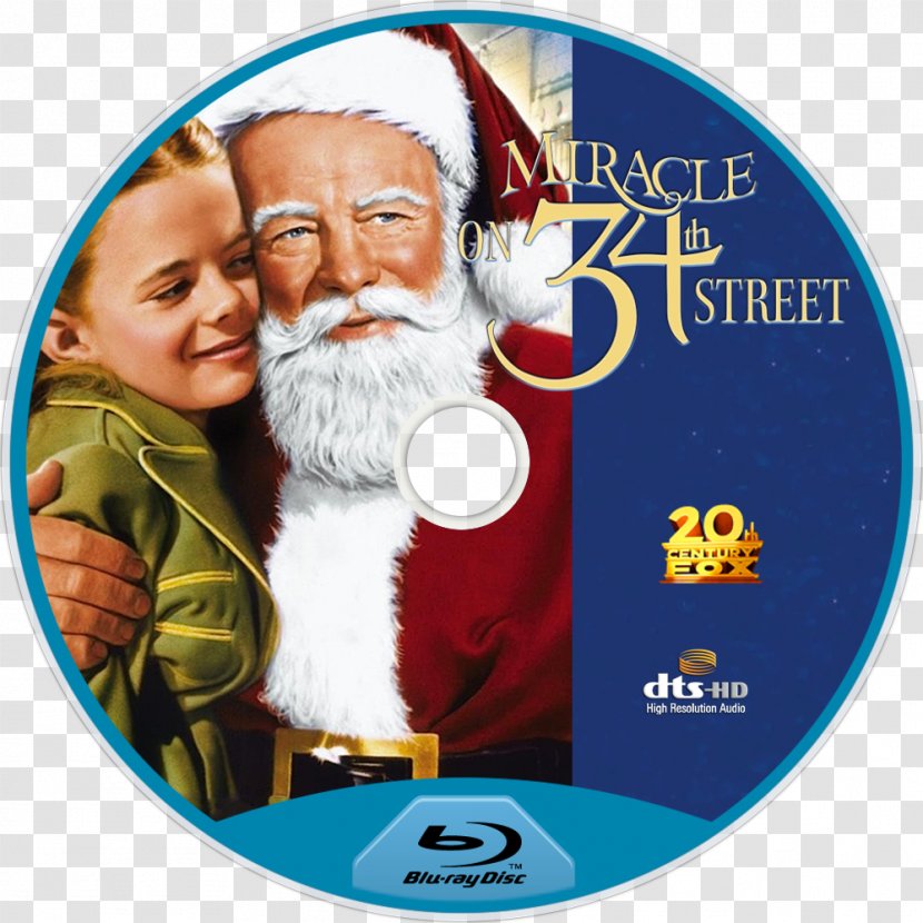 Miracle On 34th Street Santa Claus Maureen O'Hara Film - Nightmare Before Christmas - Television Transparent PNG
